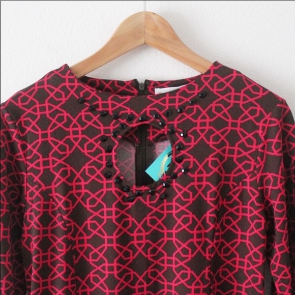 NWT Tracy Negoshian cutout side pocket zips long sleeve perfect for cooler days - Picture 8 of 8